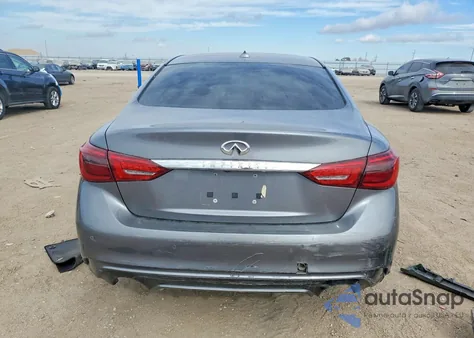 2020 Infiniti Q50 Red Sport 400 z USA, uszkodzony, nr VIN JN1FV7AP9LM630230